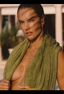 Alessandra Ambrosio braless for Lavarice - February 08, 2026