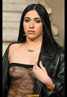 Lourdes Leon sheer nips - Pinault Collection at Paris fashion week - January 2025