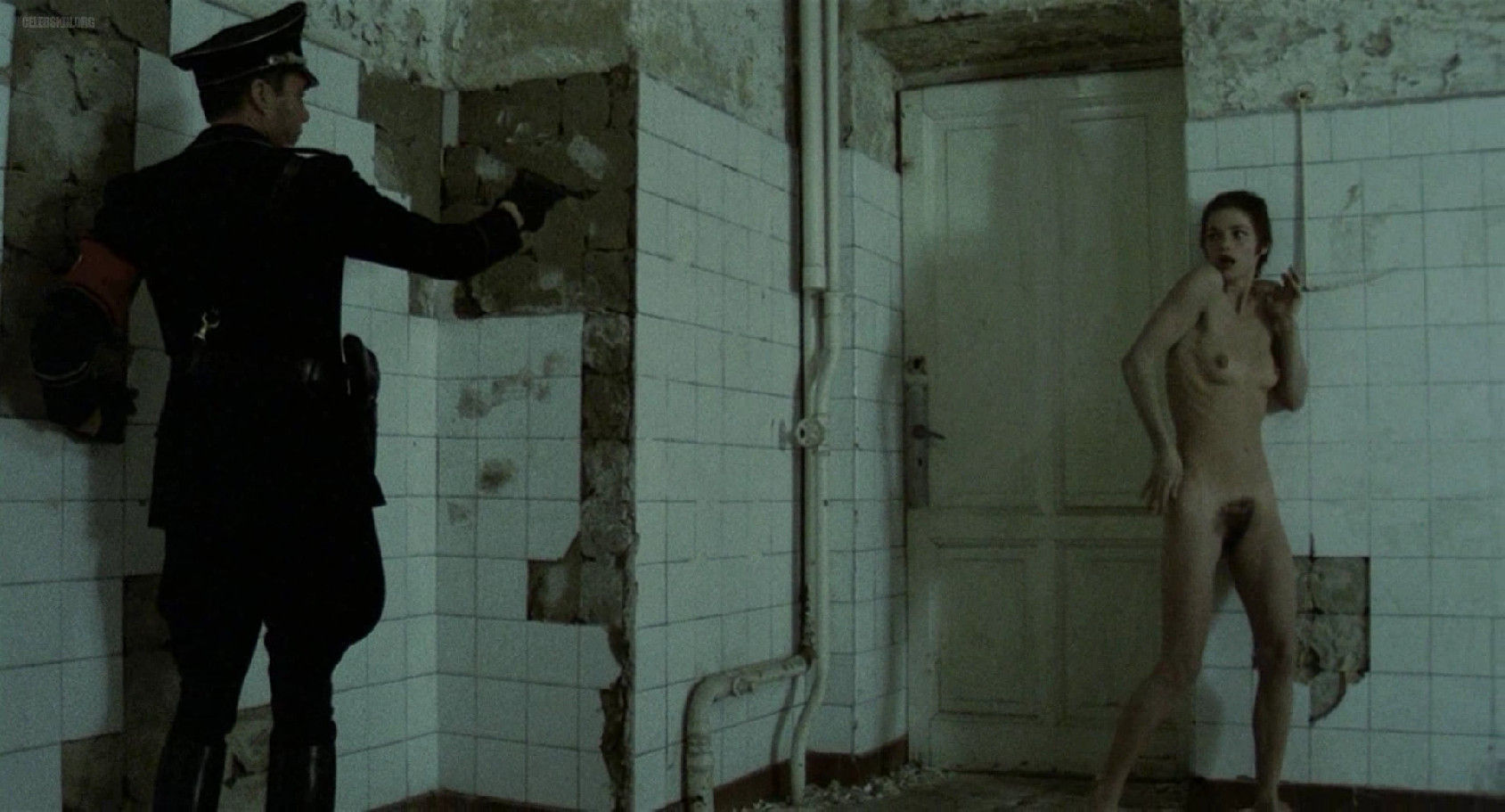 Charlotte Rampling fully nude in Il Portiere di Notte (The Night Porter)