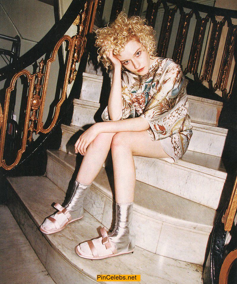 Julia Garner sexy for Nylon Magazine 2013. 