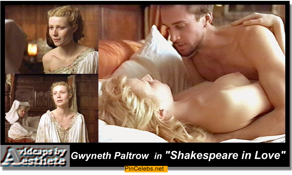 Gwyneth Paltrow topless at Shakespeare in Love. 