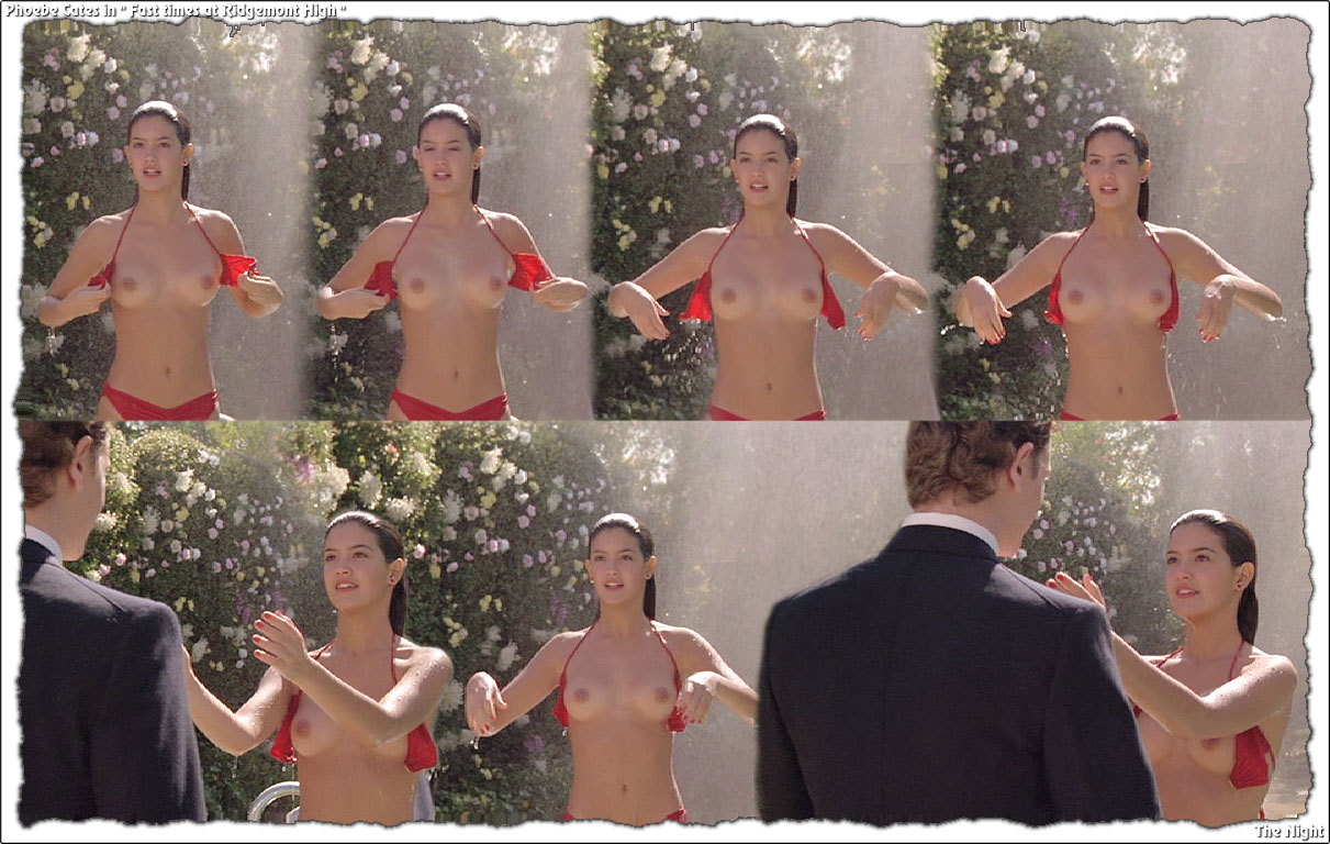 Phoebe Cates shows her nude breasts in Fast Times At Ridgemont High. 