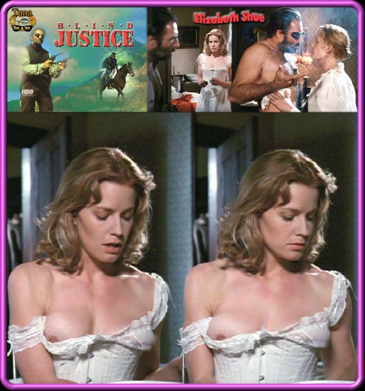 Elisabeth Shue nude tit in Blind justice. 