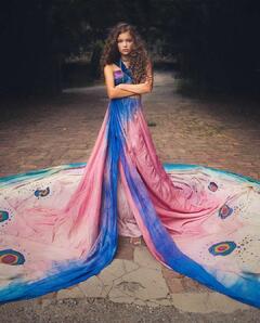 Kylissa Katalinich posing for Sagaj photohoot - August 2019
