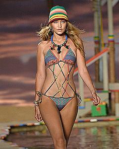 Gigi Hadid Tommy Hilfiger SpringSummer 2016 Show in New York City