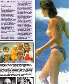 Linda Kozlowski topless on a beach paparazzi photo