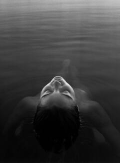 Ruby Snowber nude in the water