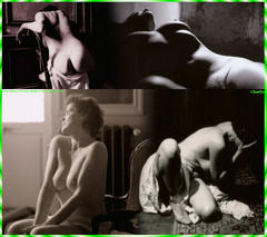 French actress Claire Nebout nude collage from A la lueur des desirs