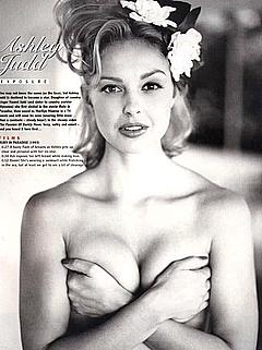 Ashley Judd topless cover her tits