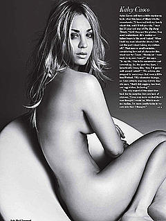 Kaley Cuoco naked