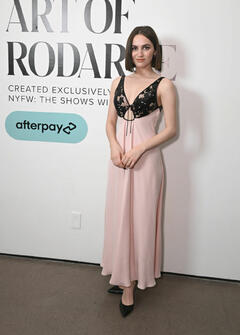 Maude Apatow at The Art of Rodarte Opening Night Event at New York Fashion Week, New York city