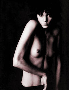 Mini Anden posing topless