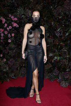 Rita Ora see through at British Vogue's 2023 Forces For Change Party in London - November 2023