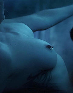 Katie Cassidy nude piersed boob in The Scribbler