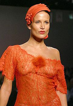 Sophie Anderton see through runway photo