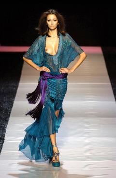 Morgane Dubled nipple slip runway photo