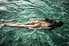 Keir Alexa swimming nude