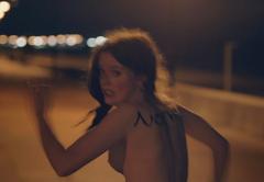 Imogen King topless at Clique