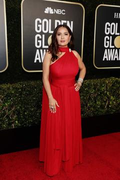 Salma Hayek at 78th Annual Golden Globe Awards