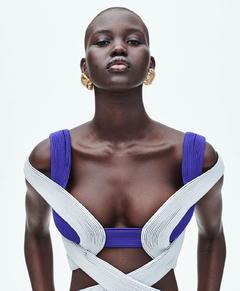 Ebony Adut Akech sexy for i-D Magazine - The Icons and Idols Issue - Spring 2020