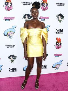 Anna Diop at Christian Cowan x Powerpuff Girls Runway Show Hollywood