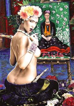 Ludmilla Radchenko naked for Pop Art catalogue