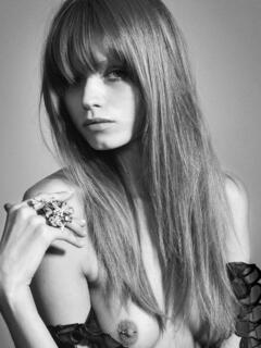 Abbey Lee Kershaw topless by Sofia Sanchez & Mauro Mongiello