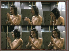 Helena Bonham Carter topless in a shower in Margaret's Museum