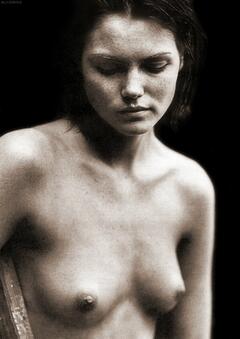 Mini Anden topless by Peter Lindbergh