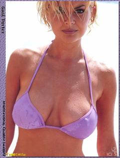 Gail Porter sexy in wet bikini