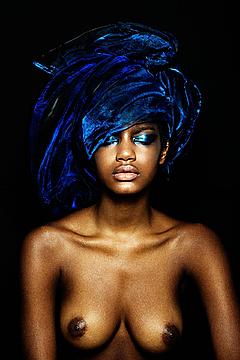 Black Ebonee Davis topless