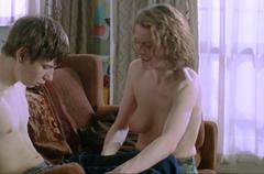Irish actress Aisling O'Sullivan topless at The War Zone