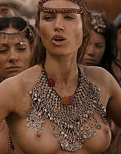 Alina Puscau nude tits in Conan The Barbarian