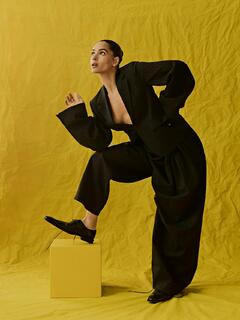 Adria Arjona - Glamour, Spain - April 2025