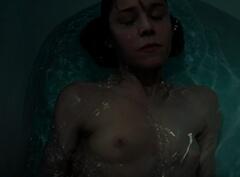 Antonia Campbell-Hughes naked in a bathtub at Cordelia