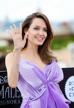 Angelina Jolie - photocall of 'Maleficent Mistress of Evil' in Rome