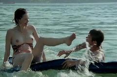 Sylvia Kristel topless at Julia