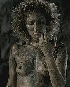 Valeria Golino topless for Greenpeace