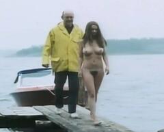Christina Lindberg nude boobs and hairy pussy at Rotmanad