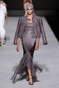 Kaia Gerber at Tom Ford Spring Summer 2019 fashion show