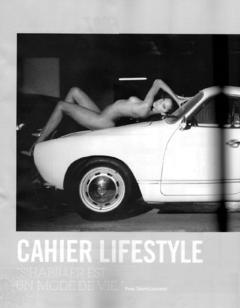 Noemie Lenoir naked on a car