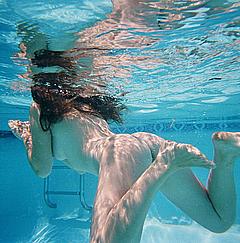 Lola Kirke fully nude in a water