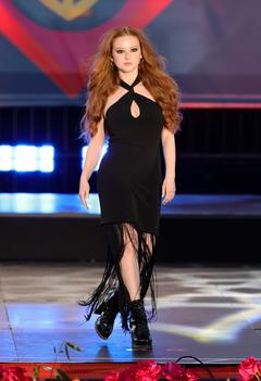 Francesca Capaldi at 2021 Race to Erase MS Gala in Pasadena