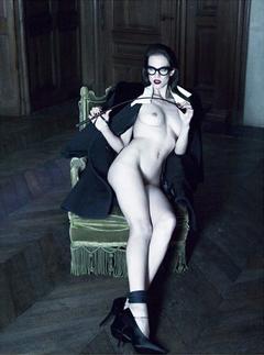 French model and actress Aymeline Valade naked