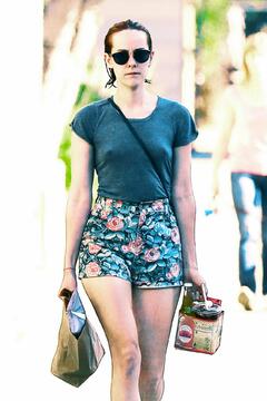 Jena Malone pokies while out in LA - April 29, 2015