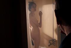 Laura De Boer smoking nude in a bth scene from Brecht