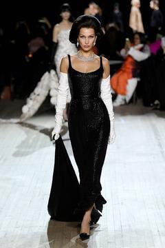 Supermodel Bella Hadid runway at Marc Jacobs Fashion Show in NYC