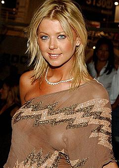 Tara Reid in see through top