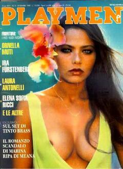 Ornella Muti areola slip in Playmen magazine