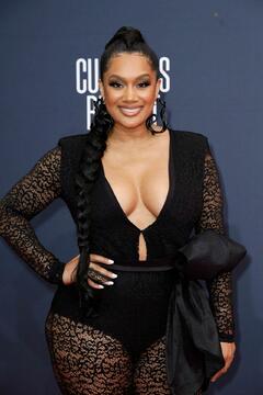 Crystal Hayslett cleavage at 2023 BET Awards - June 2023